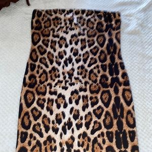 Cheetah print dress